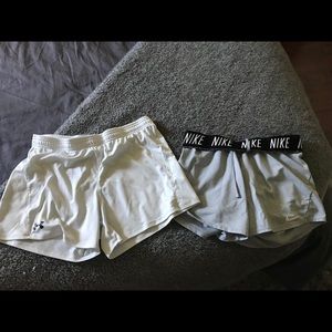 Under Armor Shorts & Nike shorts